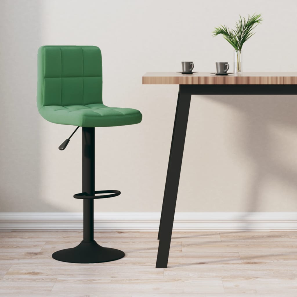 Tabouret de bar Vert foncé Velours - XIOS