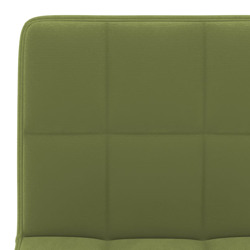 Tabourets de bar lot de 2 vert clair velours - XIOS