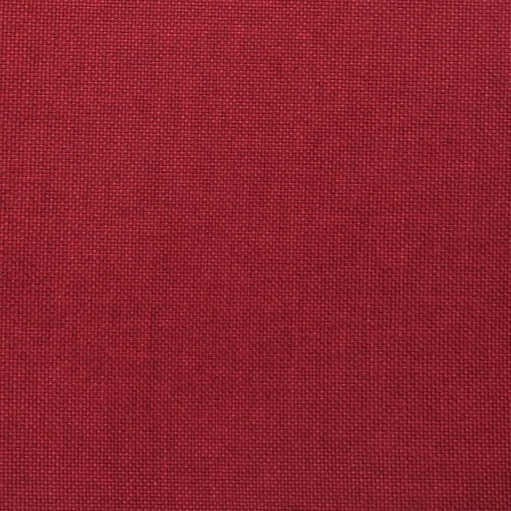 Chaise pivotante de bureau Rouge bordeaux Tissu - XIOS