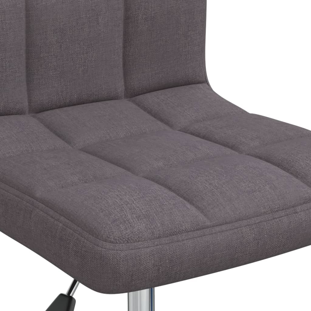 Chaise pivotante de bureau Taupe Tissu - XIOS