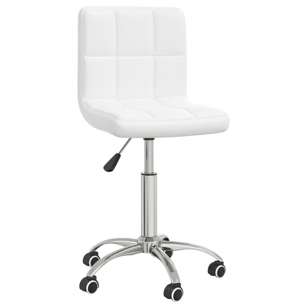 Chaise de bureau pivotante Blanc Similicuir - XIOS