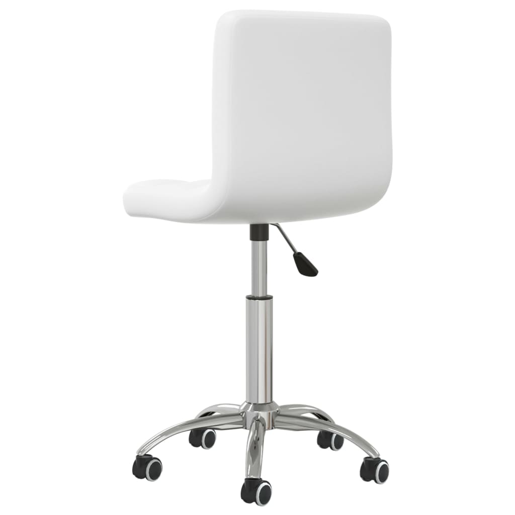 Chaise de bureau pivotante Blanc Similicuir - XIOS