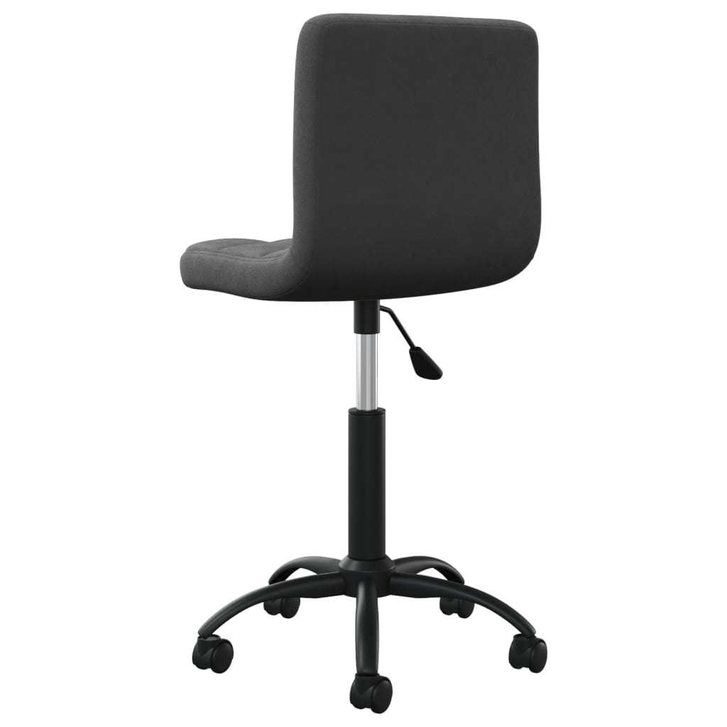 Chaise pivotante de bureau Noir Velours - XIOS