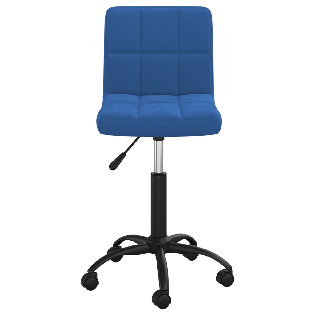 Chaise pivotante de bureau Bleu Velours - XIOS