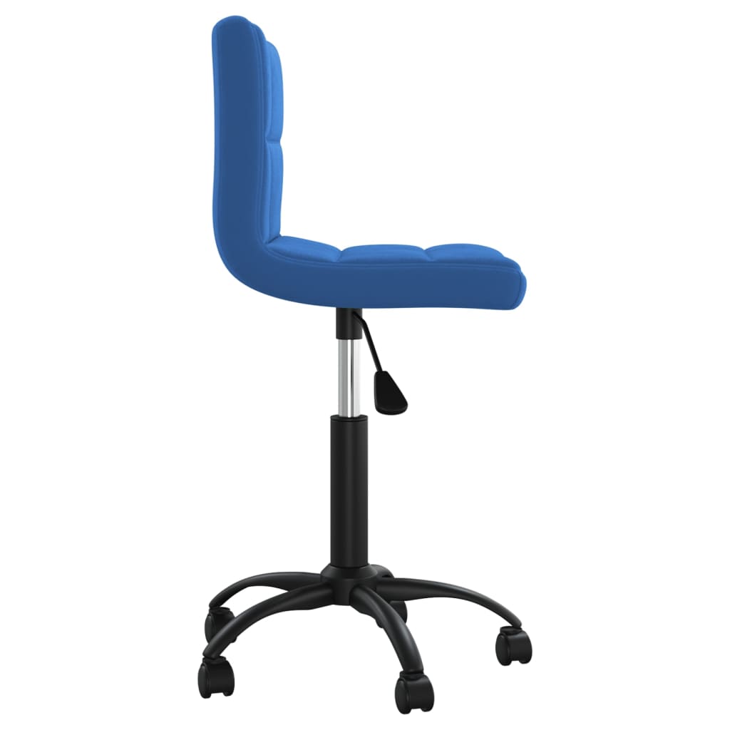 Chaise pivotante de bureau Bleu Velours - XIOS