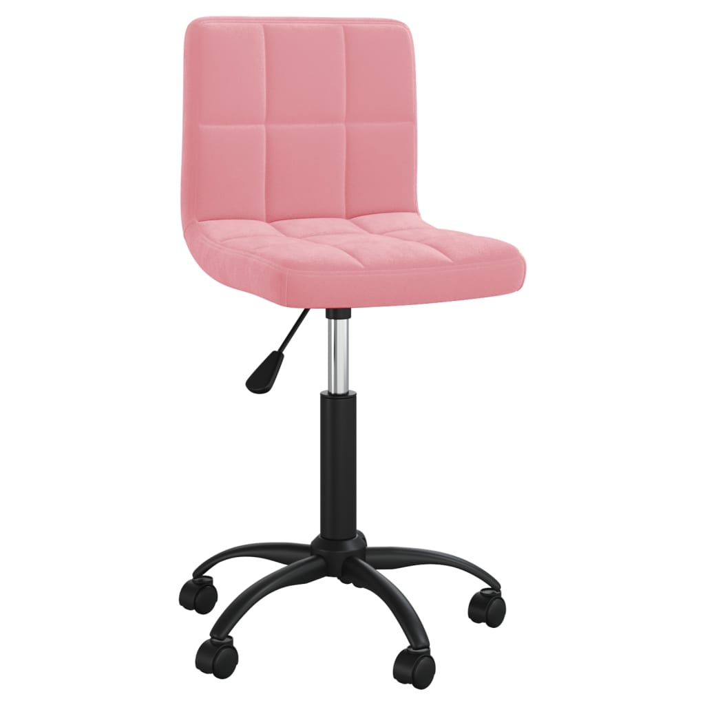 Chaise pivotante de bureau Rose Velours - XIOS