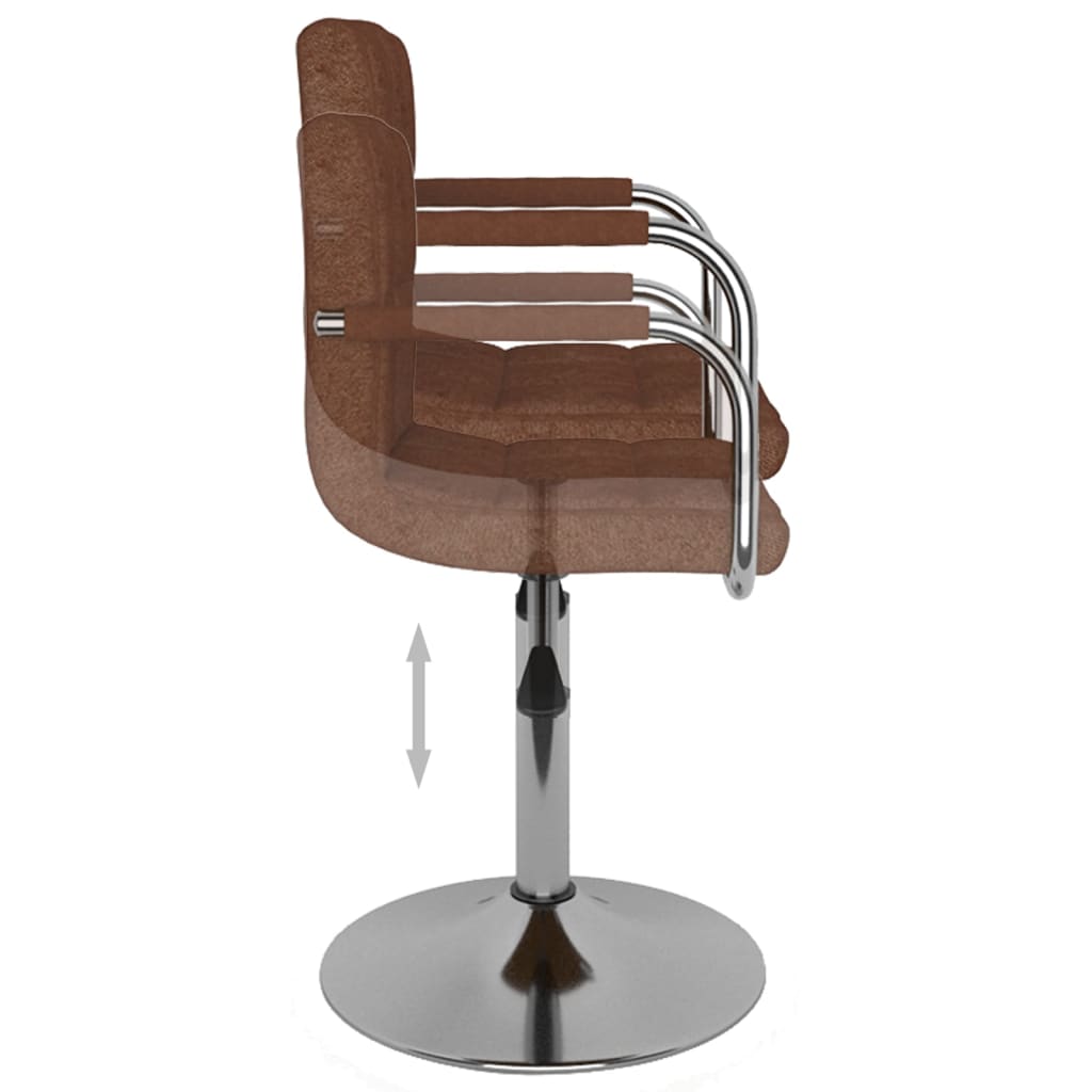 Tabouret de bar Marron Tissu - XIOS