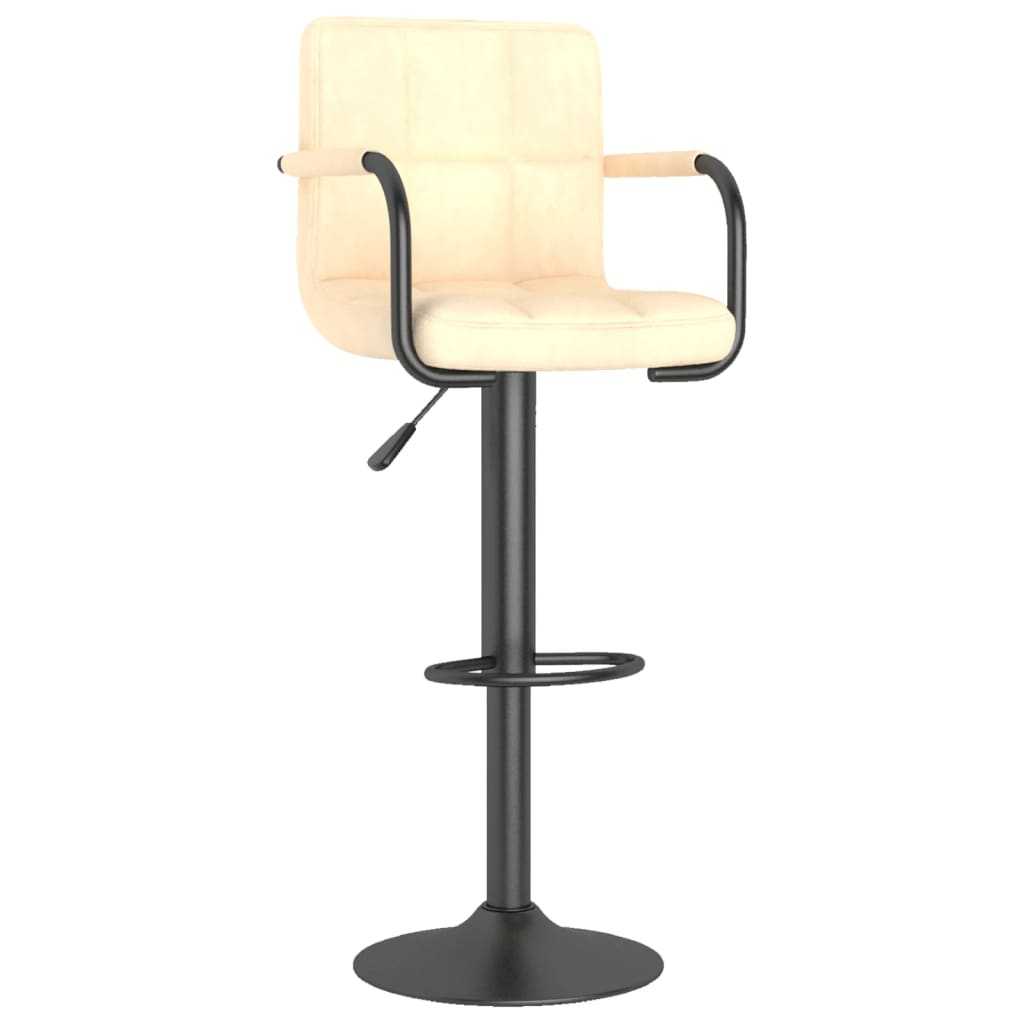 Tabouret de bar Crème Velours - XIOS
