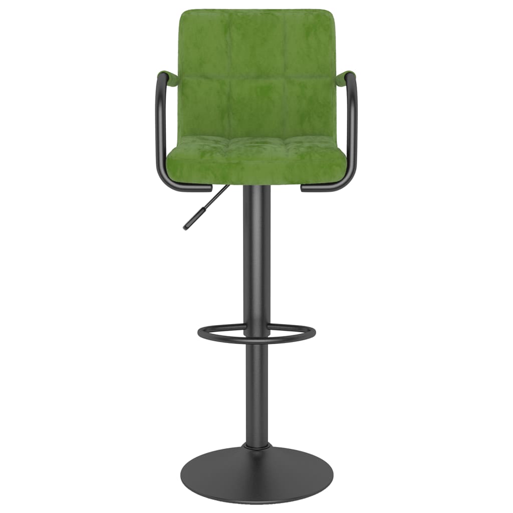 Tabouret de bar Vert clair Velours - XIOS