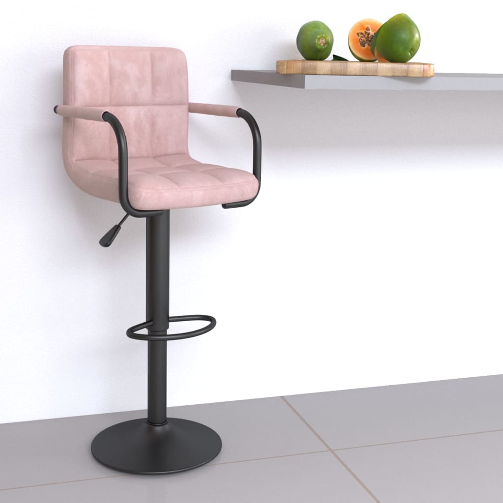 Tabouret de bar Rose Velours - XIOS