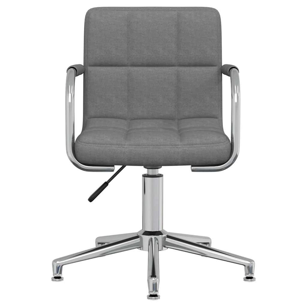 Chaise pivotante de bureau Gris clair Tissu - XIOS