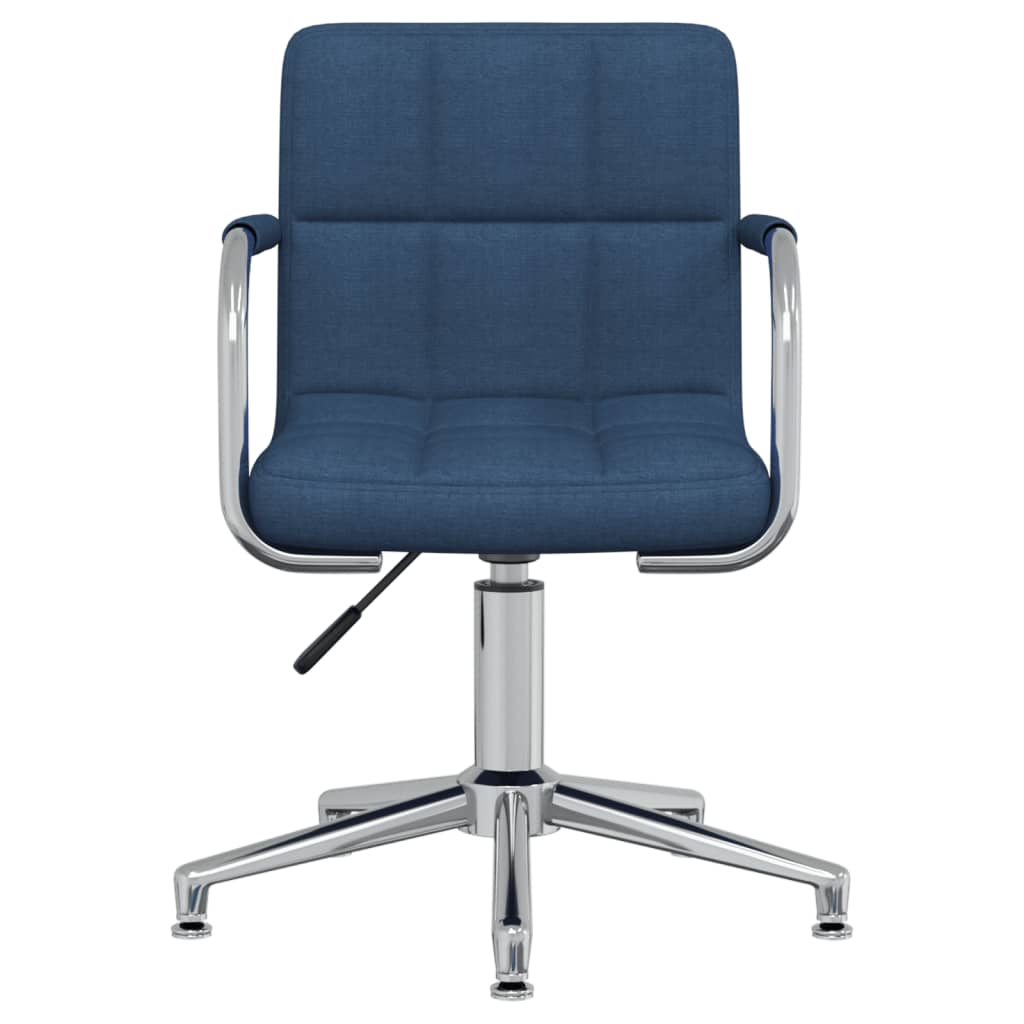 Chaise pivotante de bureau Bleu Tissu - XIOS