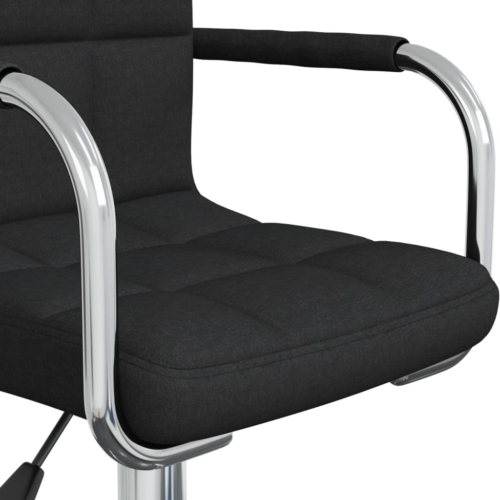 Chaise pivotante de bureau Noir Tissu - XIOS