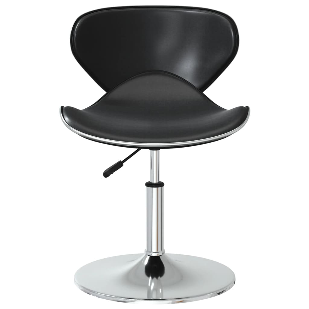 Chaises à manger lot de 2 noir similicuir - XIOS