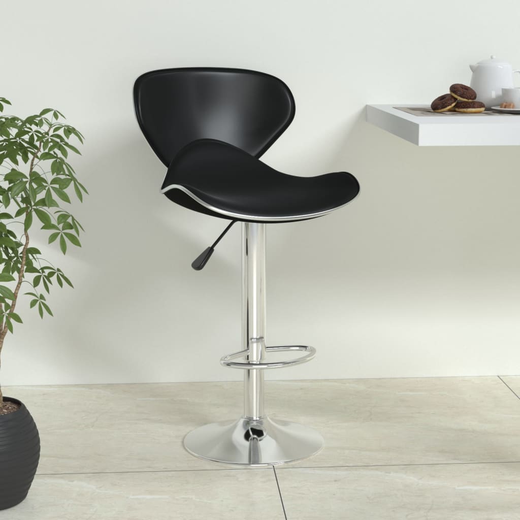 Tabouret de bar Noir Similicuir - XIOS