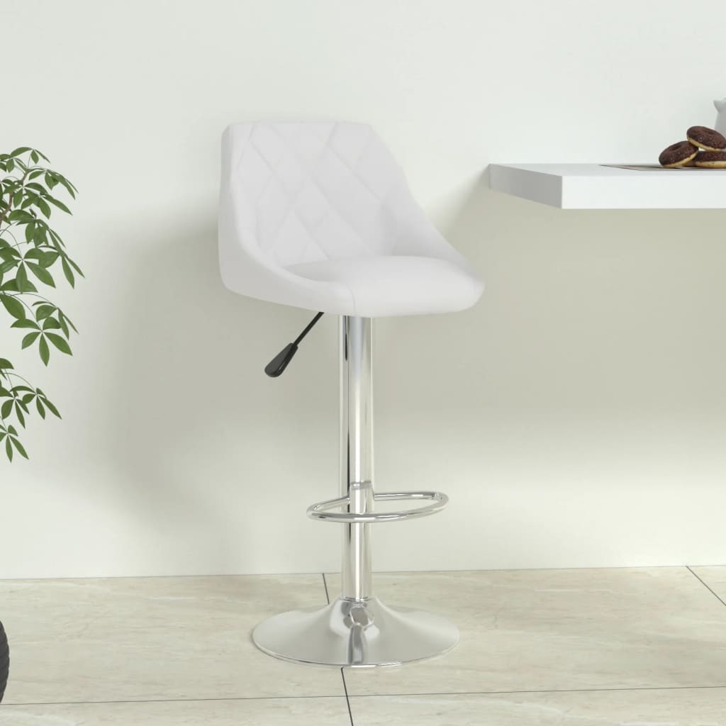 Tabouret de bar Blanc Similicuir - XIOS