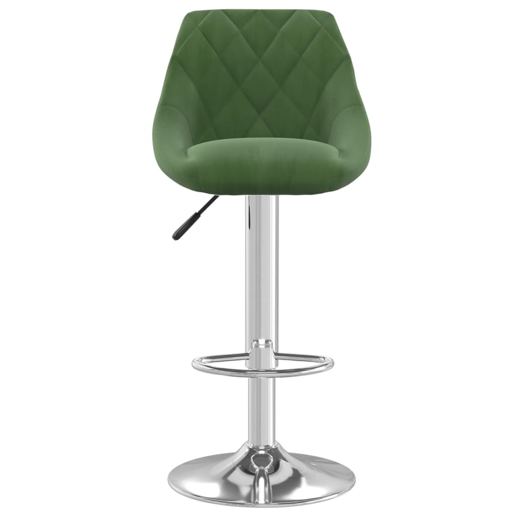 Tabouret de bar Vert foncé Velours - XIOS
