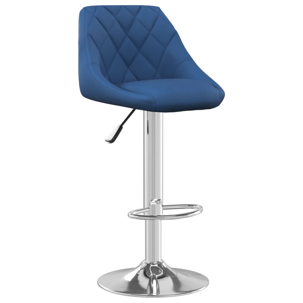 Tabouret de bar Bleu Velours - XIOS