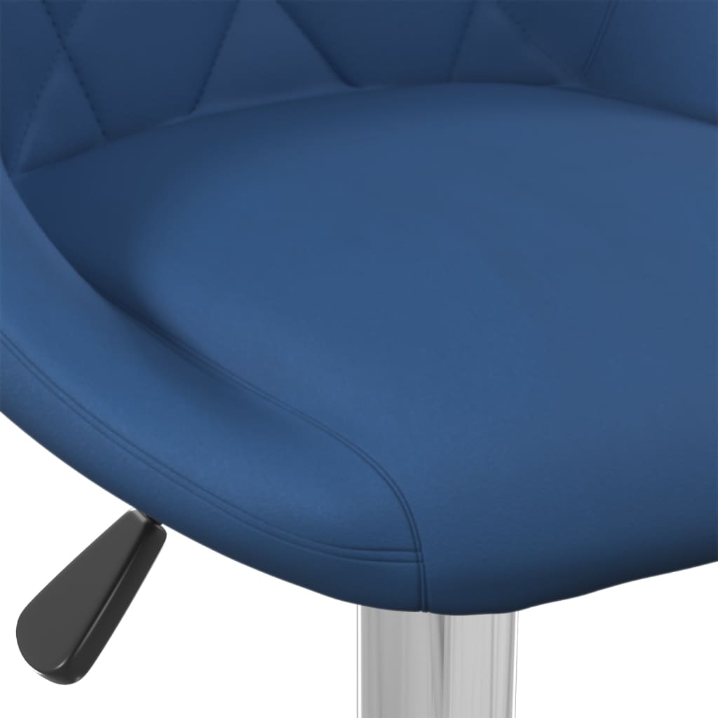 Tabouret de bar Bleu Velours - XIOS