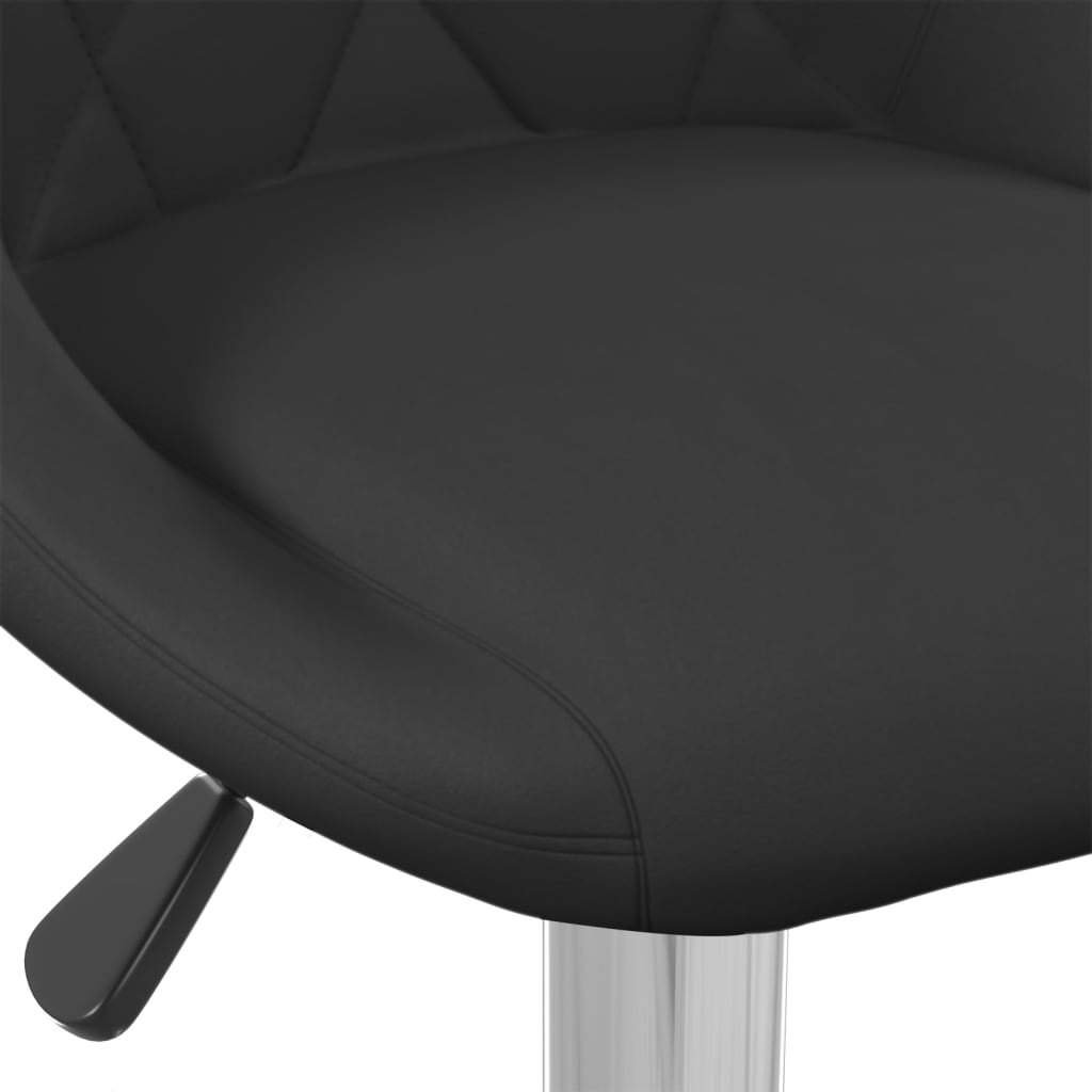 Tabourets de bar lot de 2 noir velours - XIOS