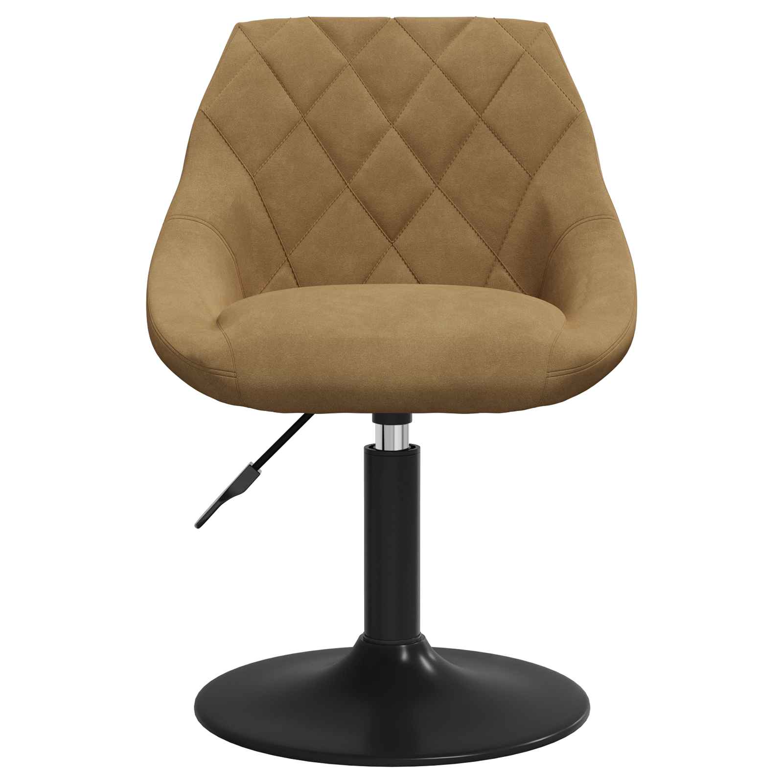 Chaises de salle à manger pivotantes 2 pc Faux cuir Marron - XIOS