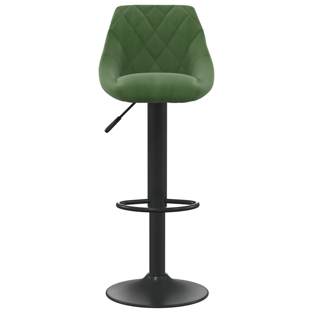 Tabouret de bar Vert foncé Velours - XIOS