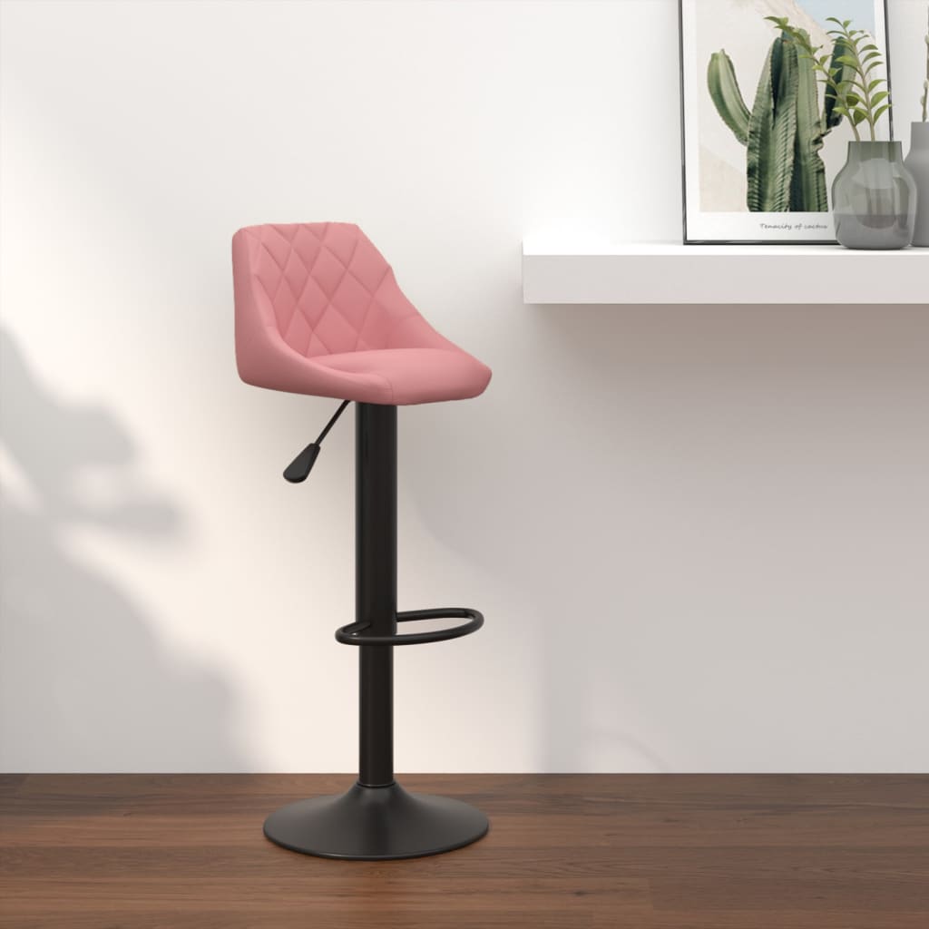 Tabouret de bar Rose Velours - XIOS