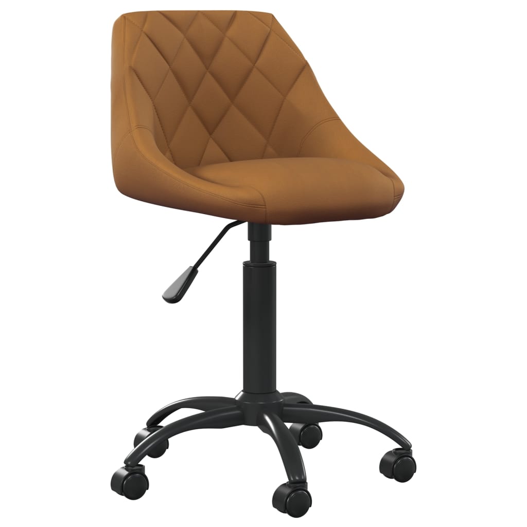 Chaise de salle à manger Marron Velours - XIOS