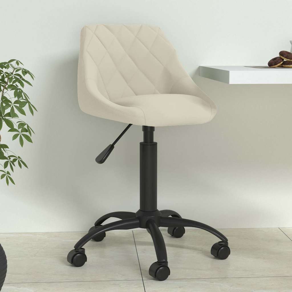 Chaise à manger Crème Velours - XIOS
