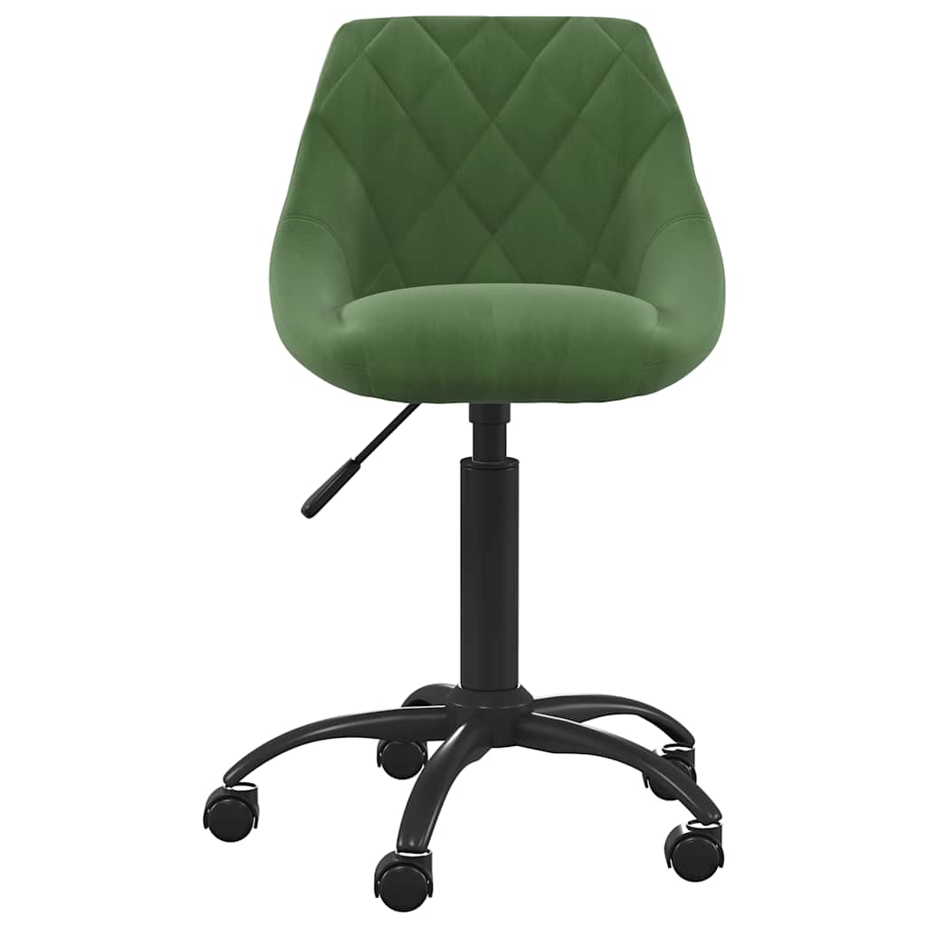 Chaise de salle à manger Vert foncé Velours - XIOS