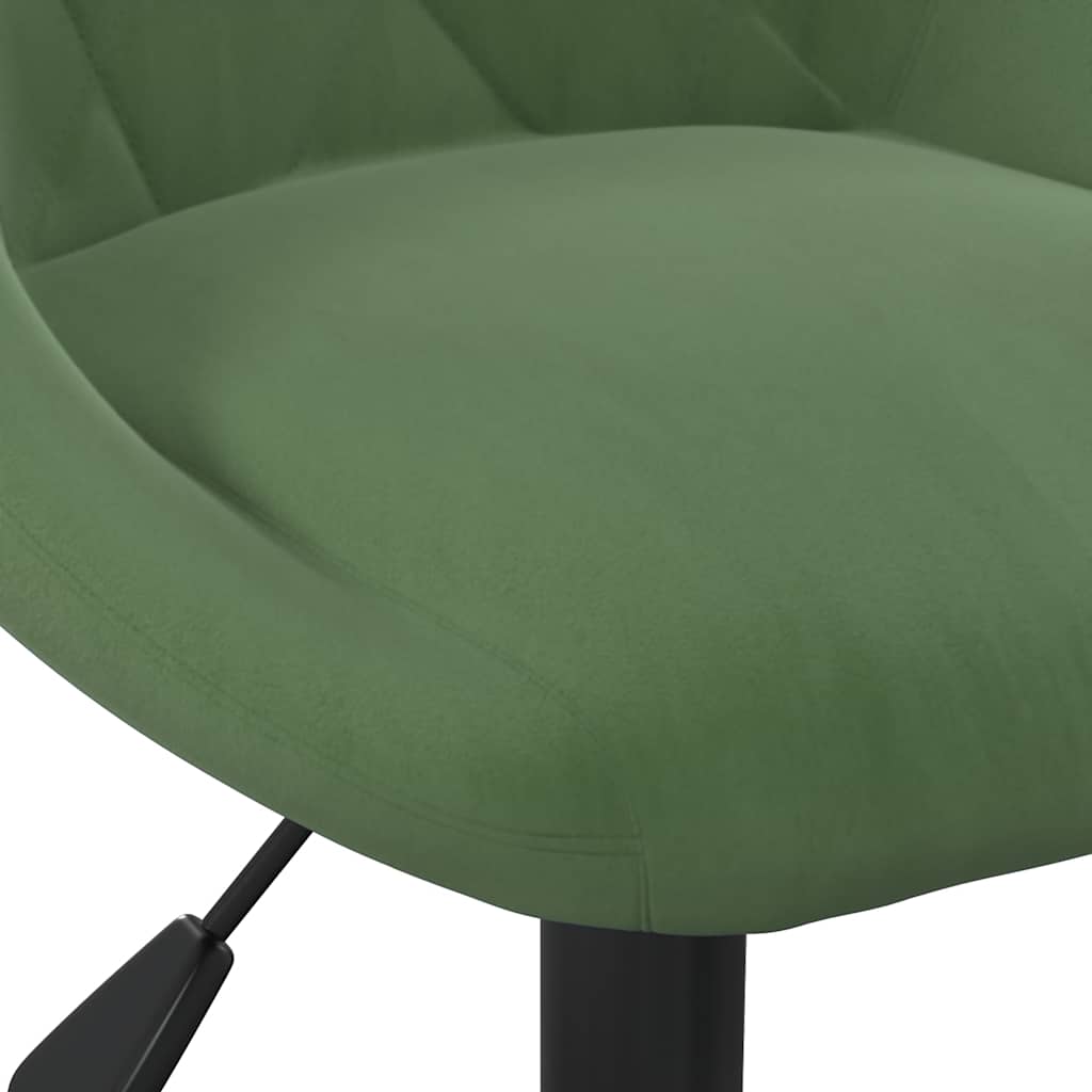 Chaise de salle à manger Vert foncé Velours - XIOS