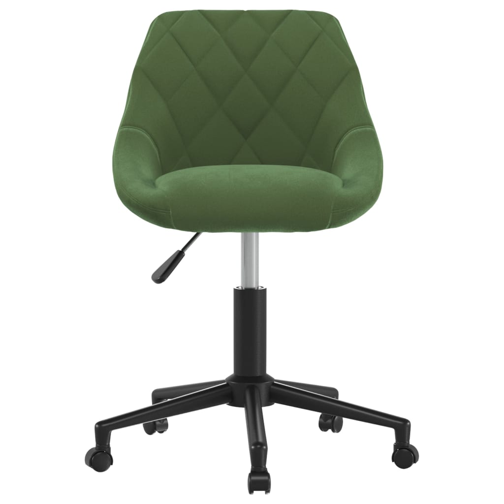 Chaise pivotante de bureau Vert foncé Velours - XIOS