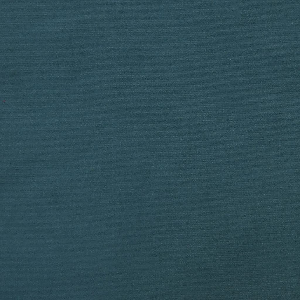 Tabourets de bar lot de 2 bleu velours - XIOS