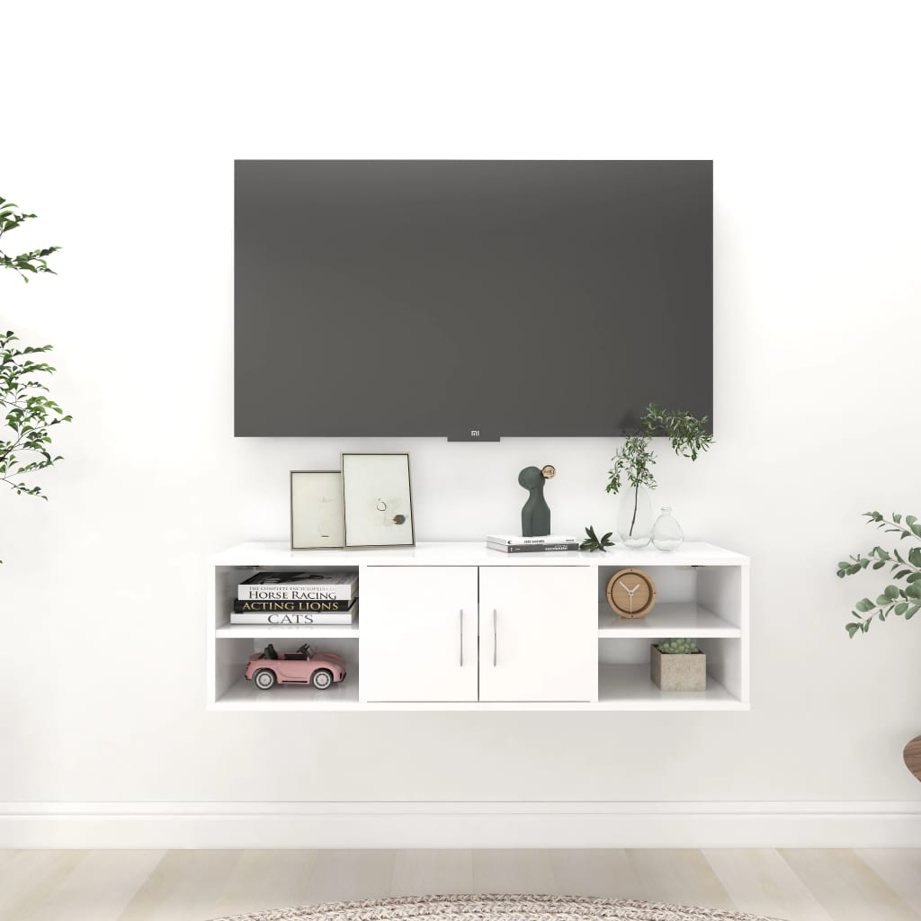 Étagère murale Blanc 102x30x29 cm Bois d’ingénierie - XIOS