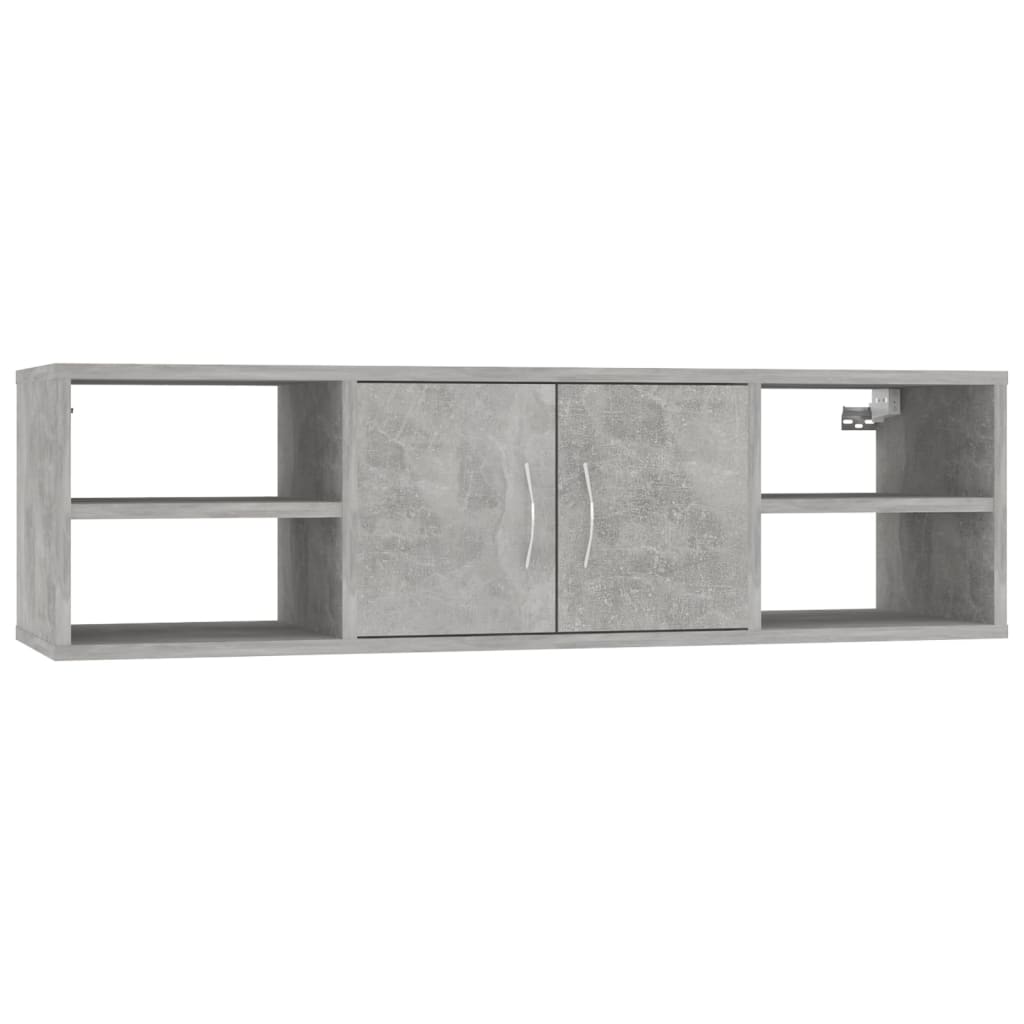Étagère murale Gris béton 102x30x29 cm Bois d’ingénierie - XIOS