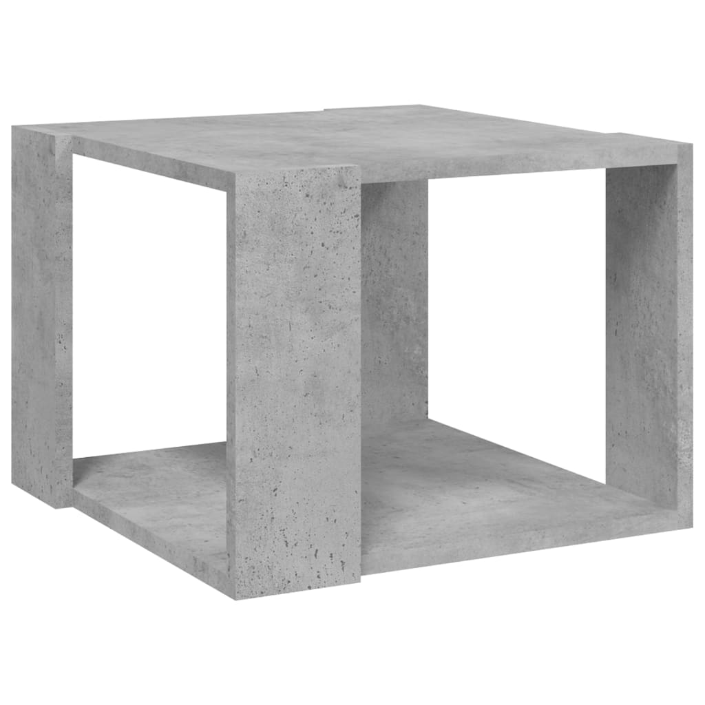 Table basse Gris béton 40x40x30 cm Bois d'ingénierie - XIOS