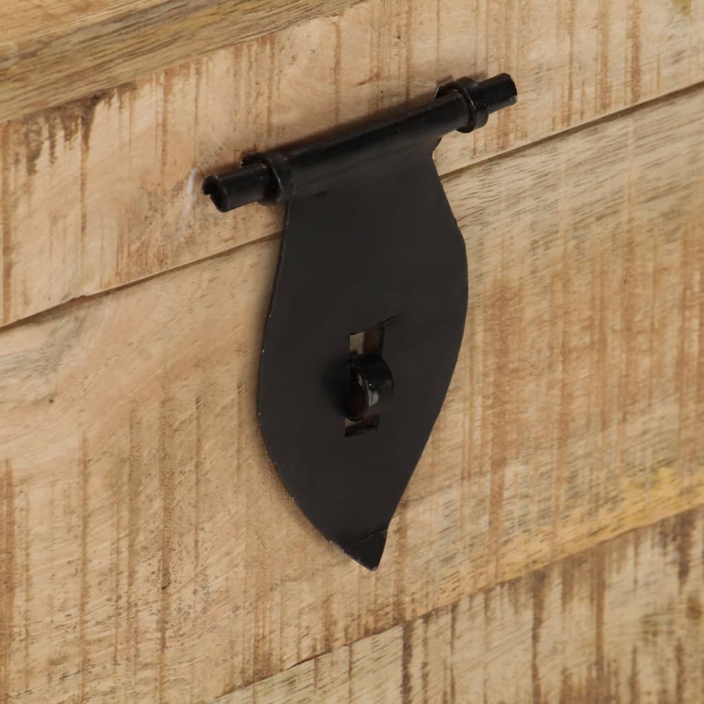 Coffre de rangement Bois massif de manguier brut - XIOS