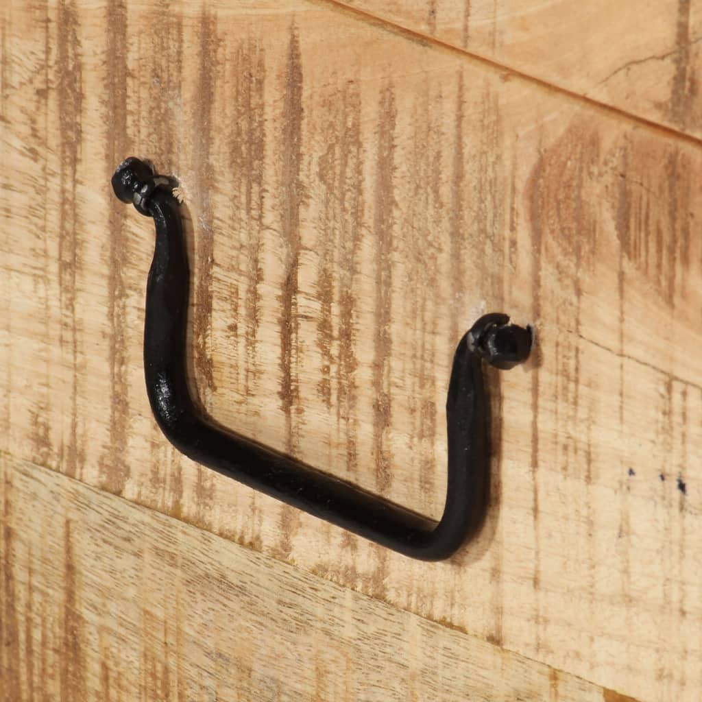 Coffre de rangement Bois massif de manguier brut - XIOS