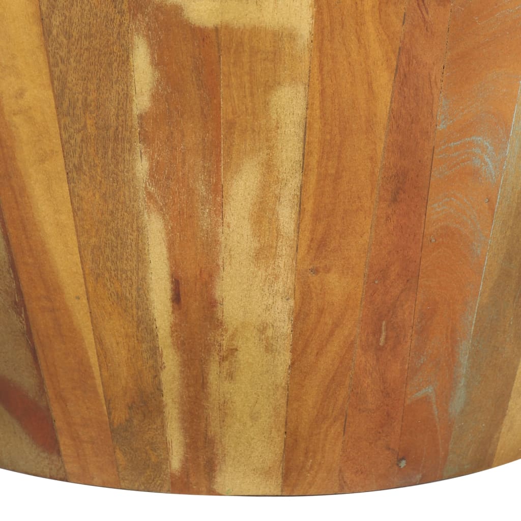 Table basse Ø65x31 cm Bois de récupération massif - XIOS