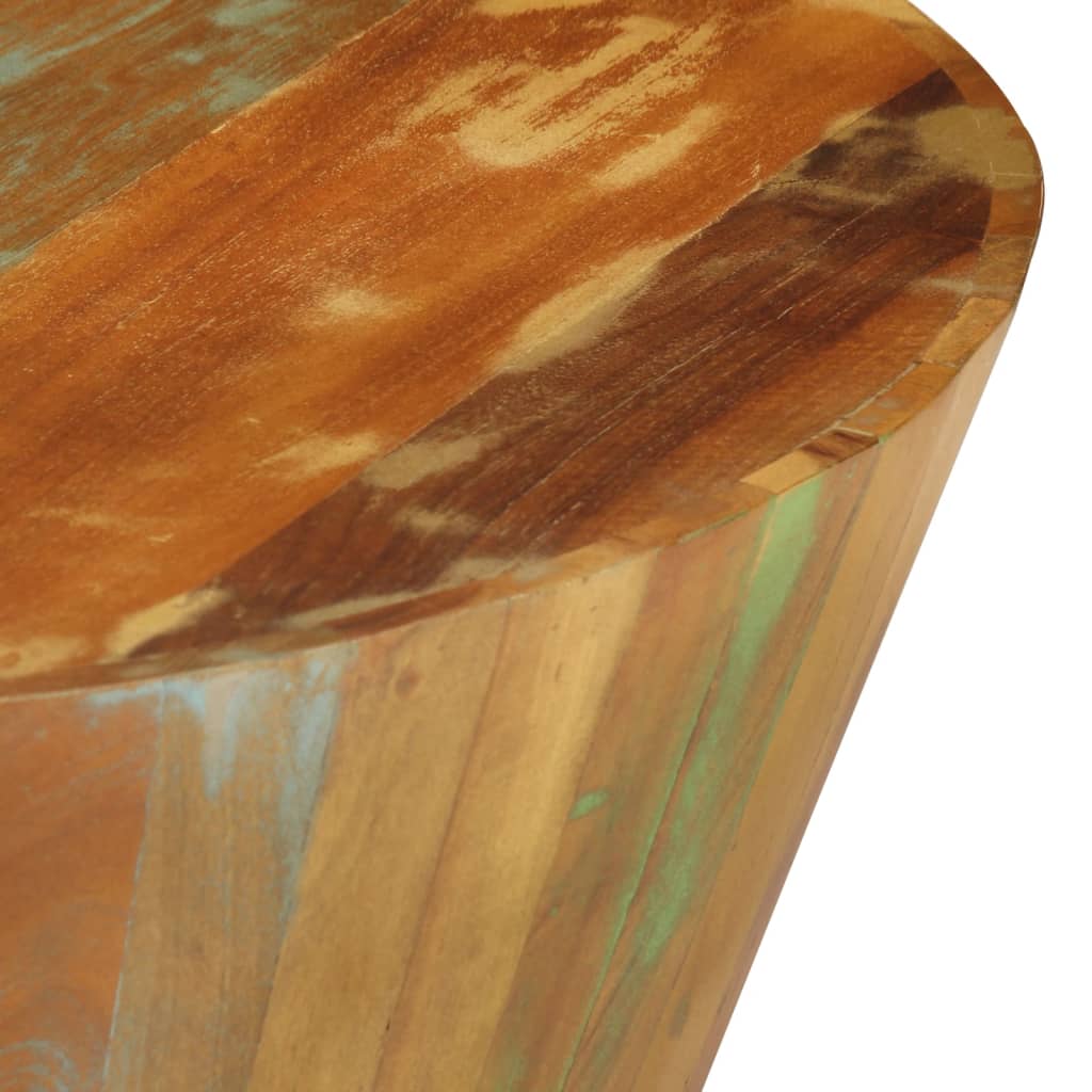Table basse Ø65x31 cm Bois de récupération massif - XIOS