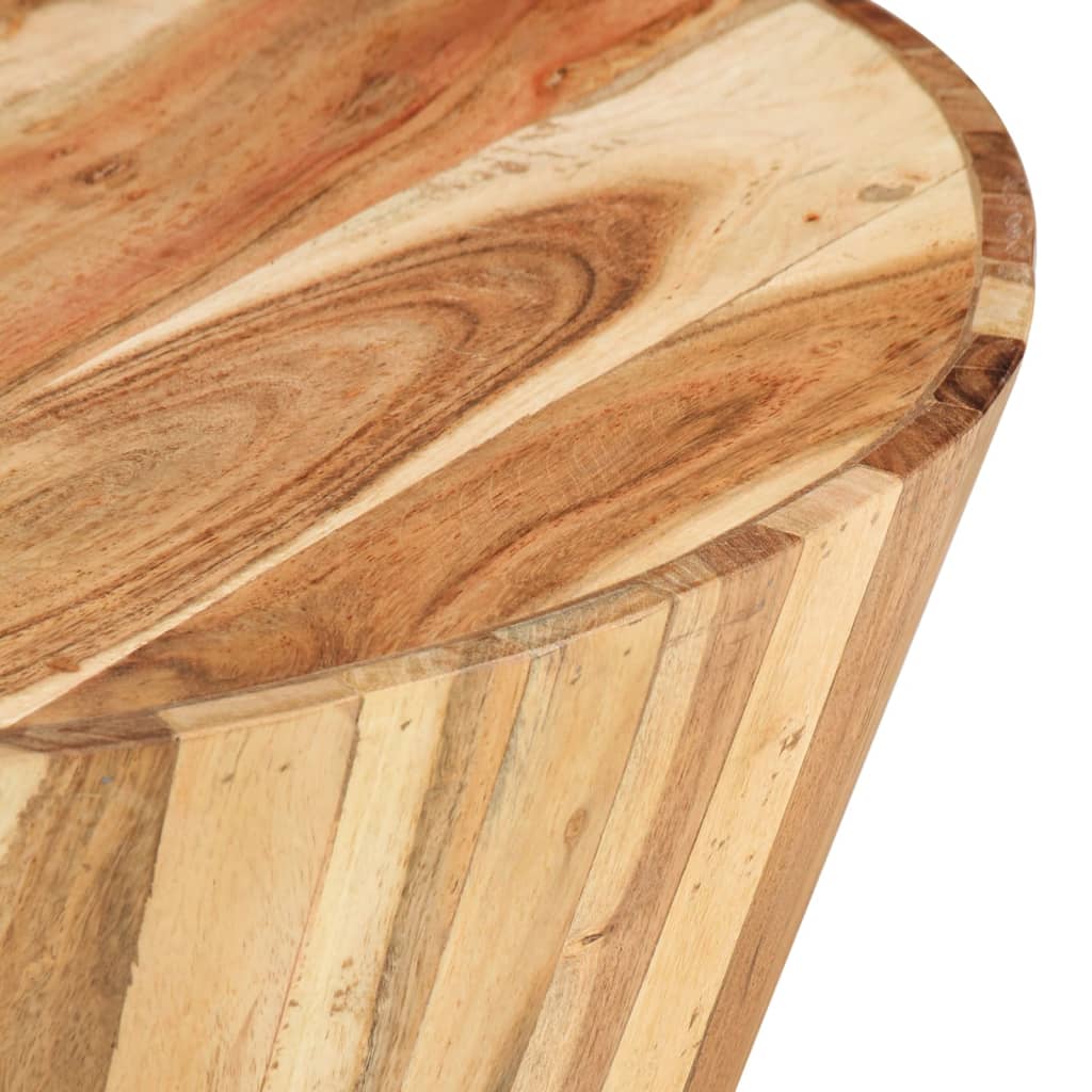 Table basse Ø65x31 cm Bois d'acacia solide - XIOS