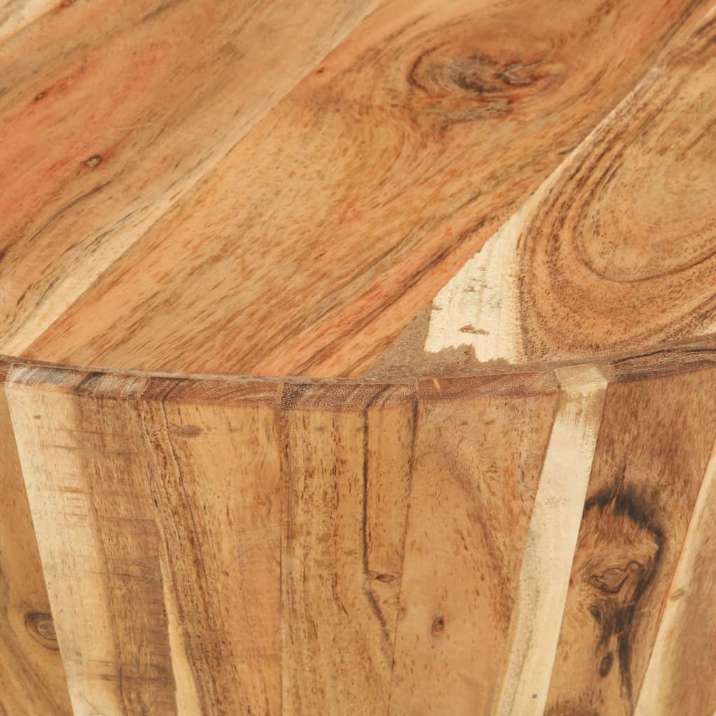 Table basse Ø65x31 cm Bois d'acacia solide - XIOS