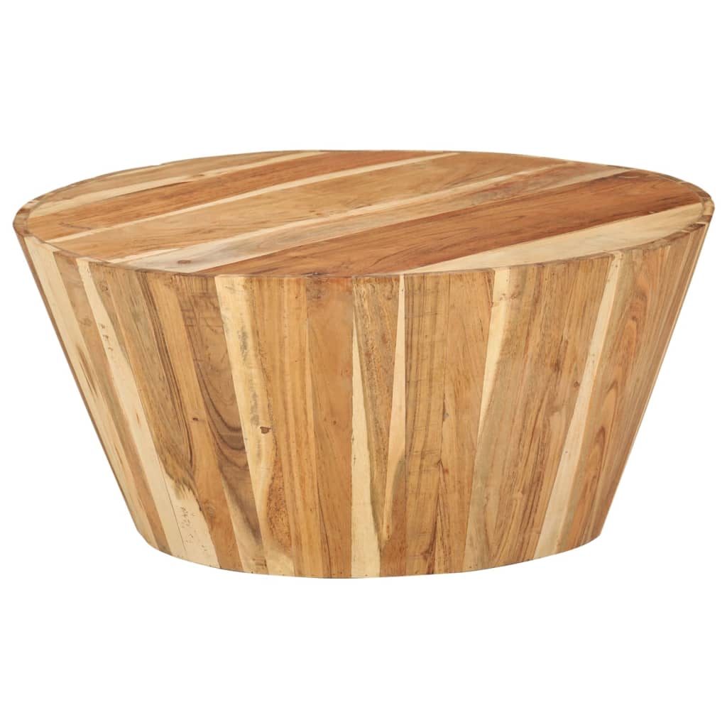Table basse Ø65x31 cm Bois d'acacia solide - XIOS