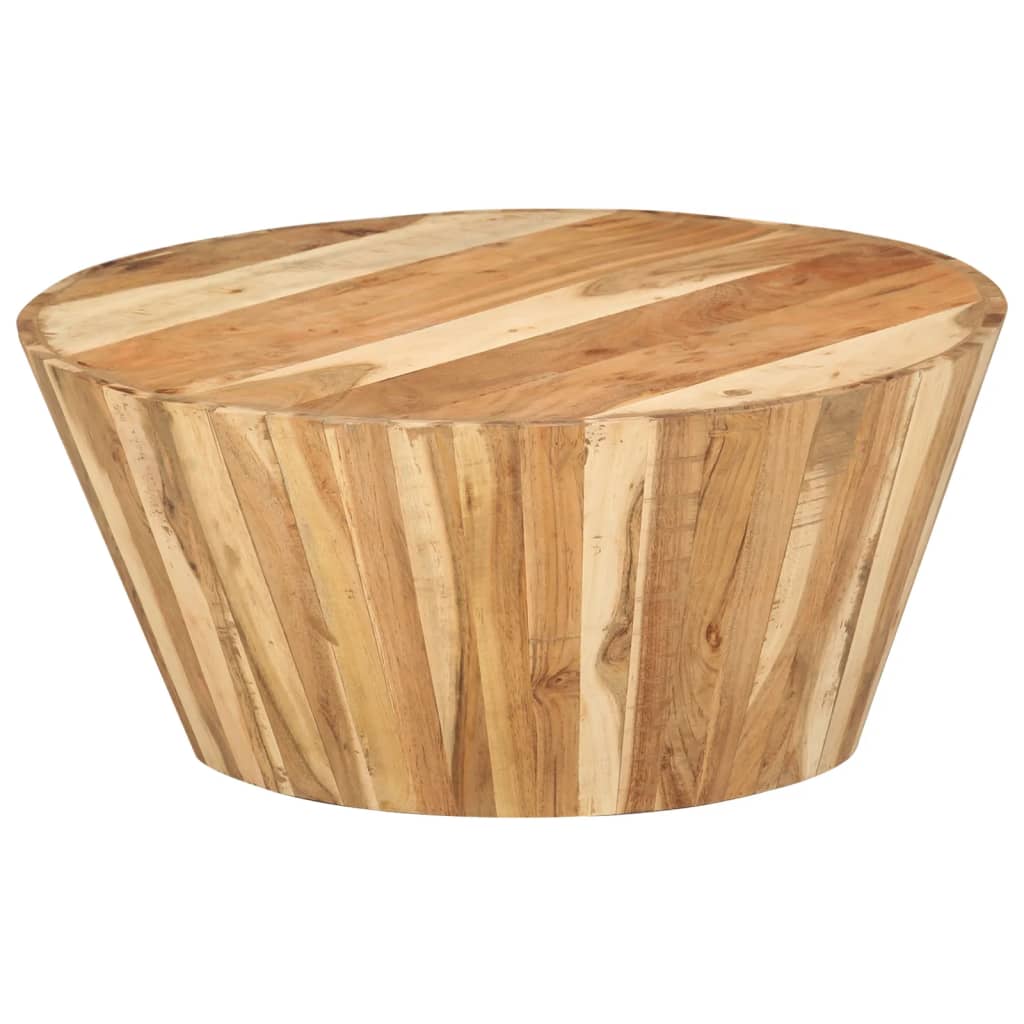 Table basse Ø65x31 cm Bois d'acacia solide - XIOS