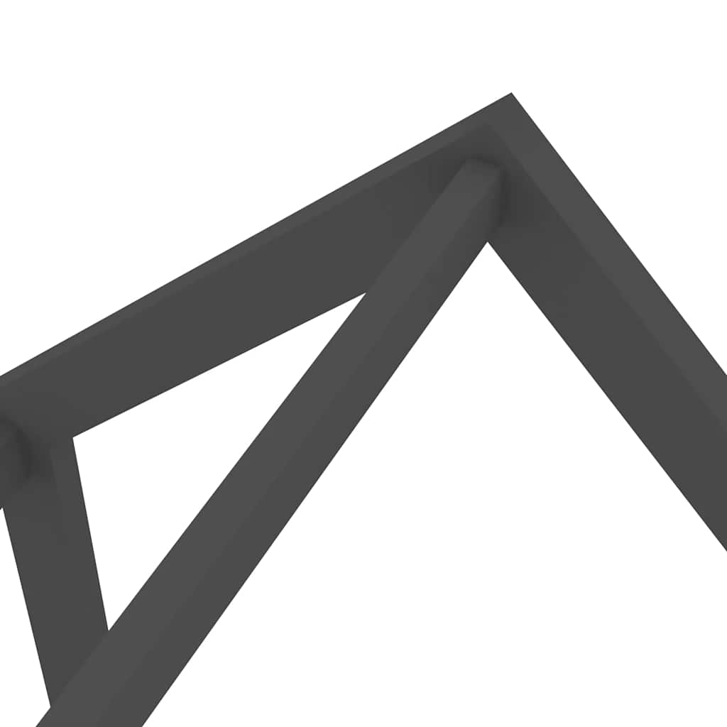 Cadre de lit d'enfant avec un tiroir Gris foncé Pin 70x140 cm - XIOS