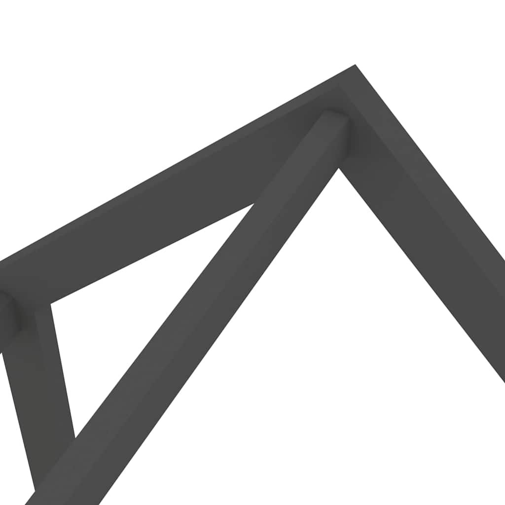 Cadre de lit d'enfant avec tiroirs Gris foncé Pin 90x200 cm - XIOS