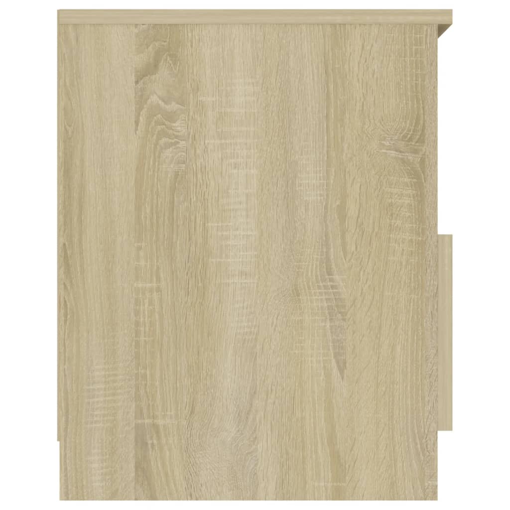 Table de chevet chêne sonoma 40x40x50 cm bois d'ingénierie - XIOS