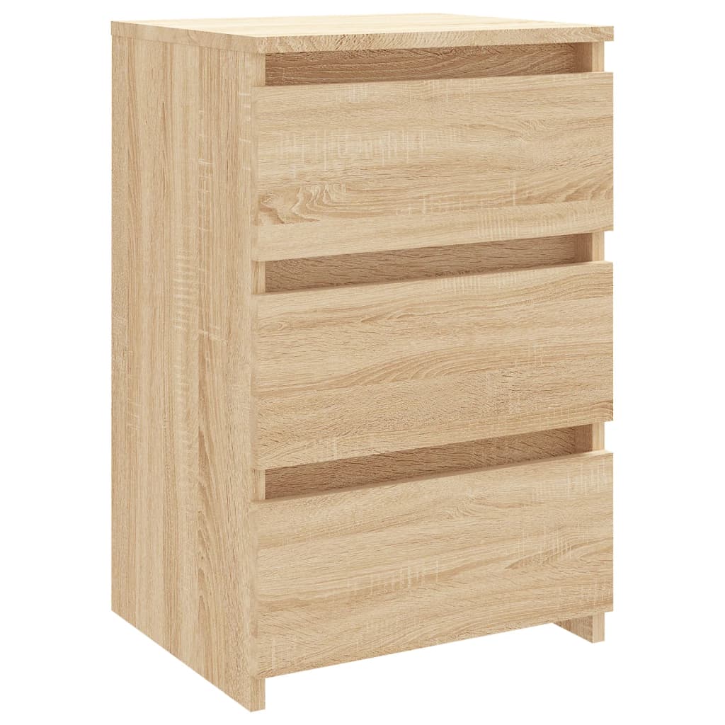 Table de chevet Chêne sonoma 40x35x62,5 cm bois d'ingénierie - XIOS