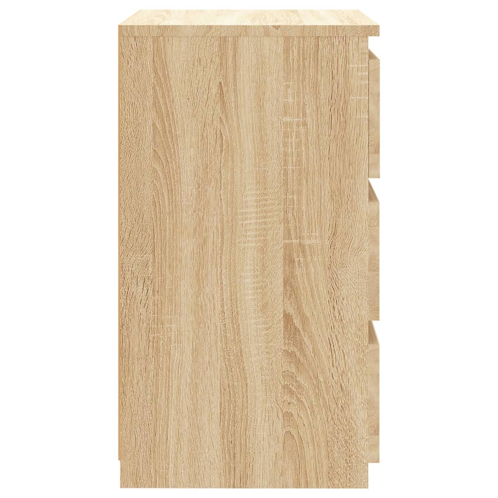 Table de chevet Chêne sonoma 40x35x62,5 cm bois d'ingénierie - XIOS