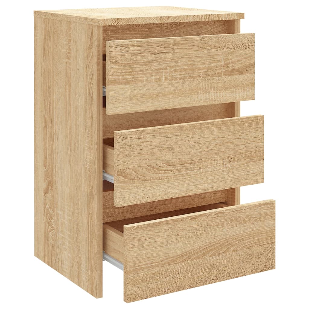 Table de chevet Chêne sonoma 40x35x62,5 cm bois d'ingénierie - XIOS
